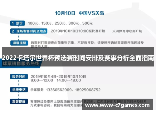 2022卡塔尔世界杯预选赛时间安排及赛事分析全面指南 2022卡塔尔世界杯预选赛时间安排及赛事分析全面指南